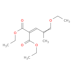 Propanedioic acid, (3-ethoxy-2-methyl-2-propenylidene)-, diethyl ester