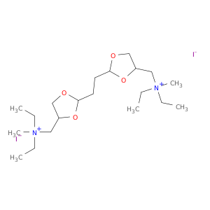 1,3-Dioxolane-4-methanaminium,2,2'-(1,2-ethanediyl)bis[N,N-diethyl-N-methyl-, diiodide (9CI)