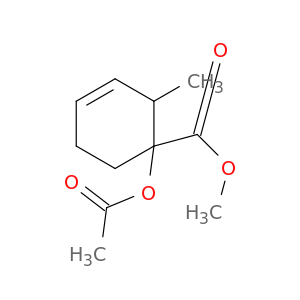 3-Cyclohexene-1-carboxylic acid, 1-(acetyloxy)-2-methyl-, methyl ester