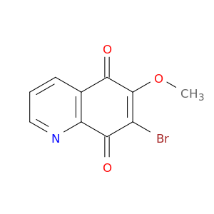 5,8-Quinolinedione,7-bromo-6-methoxy-