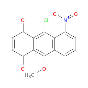 1,4-Anthracenedione, 10-chloro-9-methoxy-5-nitro-
