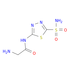 Acetamide, 2-amino-N-[5-(aminosulfonyl)-1,3,4-thiadiazol-2-yl]-