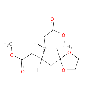 1,4-Dioxaspiro[4.4]nonane-7,8-diacetic acid, dimethyl ester, cis-
