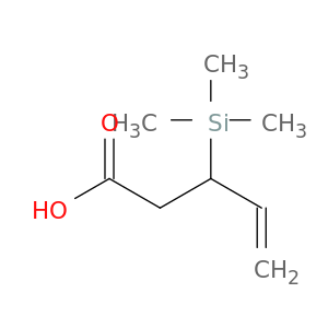 4-Pentenoic acid,3-(trimethylsilyl)-