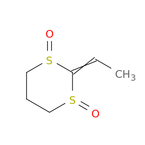 1,3-Dithiane, 2-ethylidene-, 1,3-dioxide