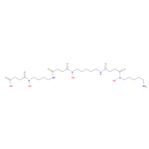 5,10,15,21,26-Pentaazahentriacontanoicacid, 31-amino-5,15,26-trihydroxy-4,11,14,22,25-pentaoxo-