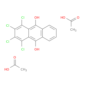 9,10-Anthracenediol, 1,2,3,4-tetrachloro-, diacetate