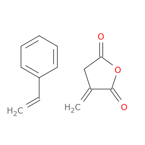 2,5-呋喃酮,二氢-3-亚甲基-,聚合物与乙苯苯