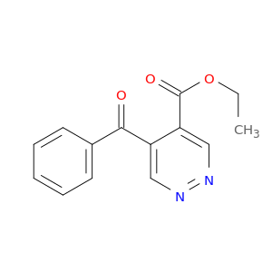 4-Pyridazinecarboxylic acid, 5-benzoyl-, ethyl ester