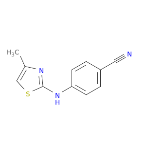 4-[(4-Methyl-1,3-thiazol-2-yl)amino]benzonitrile