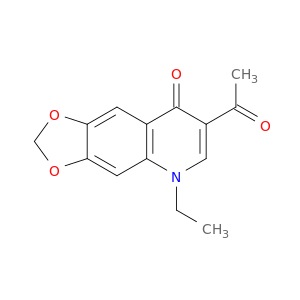 7-Acetyl-5-ethyl-1,3-dioxolo(4,5-g)quinolin-8(5H)-one