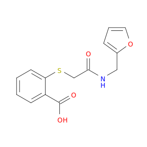 2-((2-((Furan-2-ylmethyl)amino)-2-oxoethyl)thio)benzoic acid