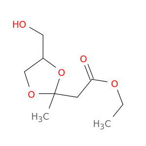 1,3-Dioxolane-2-acetic acid, 4-(hydroxymethyl)-2-methyl-, ethyl ester