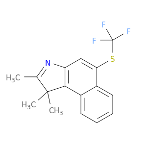 1H-Benz[e]indole, 1,1,2-trimethyl-5-[(trifluoromethyl)thio]-