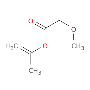 Acetic acid, methoxy-, 1-methylethenyl ester