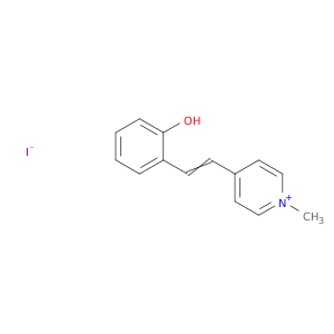 Pyridinium, 4-[2-(2-hydroxyphenyl)ethenyl]-1-methyl-, iodide