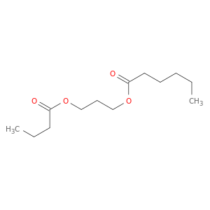 Hexanoic acid, 3-(1-oxobutoxy)propyl ester