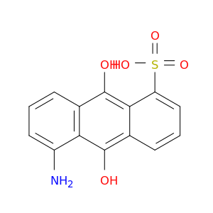 1-Anthracenesulfonic acid, 5-amino-9,10-dihydroxy-