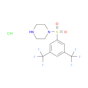 1-((3,5-Bis(trifluoromethyl)phenyl)sulfonyl)piperazine hydrochloride
