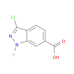 3-氯-1H-吲唑-6-羧酸