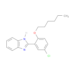 1H-Benzimidazole, 2-[5-chloro-2-(hexyloxy)phenyl]-