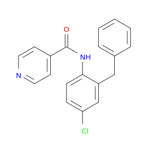 4-Pyridinecarboxamide, N-[4-chloro-2-(phenylmethyl)phenyl]-