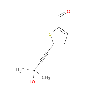 5-(3-羟基-3-甲基丁-1-炔-1-基)噻吩-2-甲醛