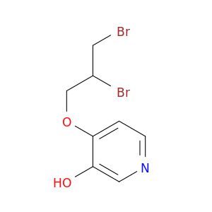 3-Pyridinol, 4-(2,3-dibromopropoxy)-