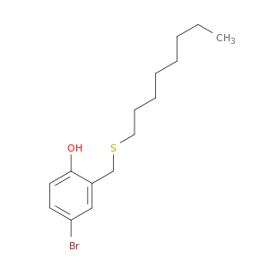 Phenol, 4-bromo-2-[(octylthio)methyl]-