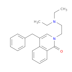 1(2H)-Isoquinolinone, 2-[2-(diethylamino)ethyl]-4-(phenylmethyl)-