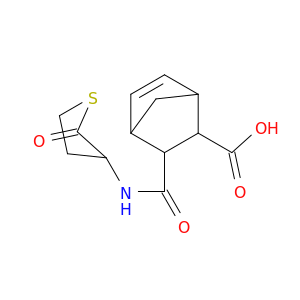 Bicyclo[2.2.1]hept-5-ene-2-carboxylicacid, 3-[[(tetrahydro-2-oxo-3-thienyl)amino]carbonyl]-