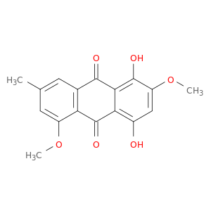 9,10-Anthracenedione, 1,4-dihydroxy-2,5-dimethoxy-7-methyl-