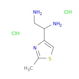 1-(2-methyl-1,3-thiazol-4-yl)ethane-1,2-diamine dihydrochloride