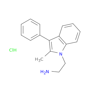 1H-Indole-1-ethanamine, 2-methyl-3-phenyl-, hydrochloride
