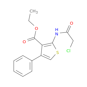2-(2-氯乙烷酰基氨基)-4-苯基-噻吩-3-甲酸乙酯