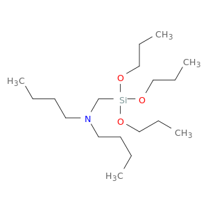 N-butyl-N-(tripropoxysilylmethyl)butan-1-amine