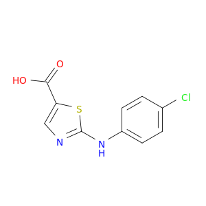 5-Thiazolecarboxylicacid, 2-[(4-chlorophenyl)amino]-