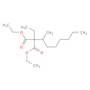 Propanedioic acid, 2-ethyl-2-(1-methylheptyl)-, 1,3-diethylester