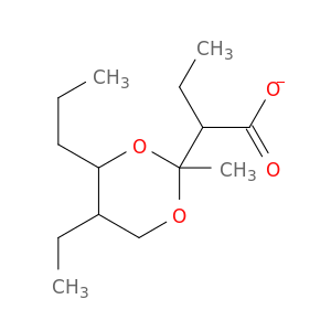 ethyl(5-ethyl-2-methyl-4-propyl-1,3-dioxan-2-yl)acetate