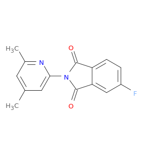 1H-Isoindole-1,3(2H)-dione, 2-(4,6-dimethyl-2-pyridinyl)-5-fluoro-