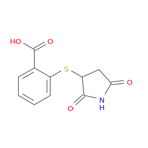 2-((2,5-Dioxopyrrolidin-3-yl)thio)benzoic acid