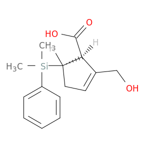 (1R,5S)-5-(二甲基苯基硅烷基)-2-羟甲基-2-环戊烯-1-羧酸