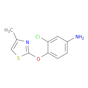 3-Chloro-4-[(4-methyl-1,3-thiazol-2-yl)oxy]aniline