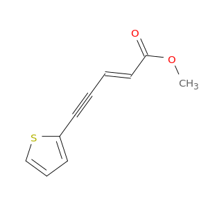 2-Penten-4-ynoic acid, 5-(2-thienyl)-, methyl ester, (E)-