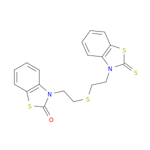 2(3H)-Benzothiazolone,3-[2-[[2-(2-thioxo-3(2H)-benzothiazolyl)ethyl]thio]ethyl]-