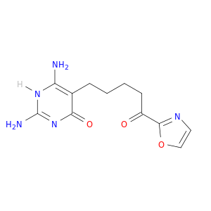 4(1H)-Pyrimidinone, 2,6-diamino-5-[5-(2-oxazolyl)-5-oxopentyl]-