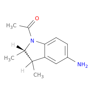 1H-Indol-5-amine, 1-acetyl-2,3-dihydro-2,3-dimethyl-, cis-