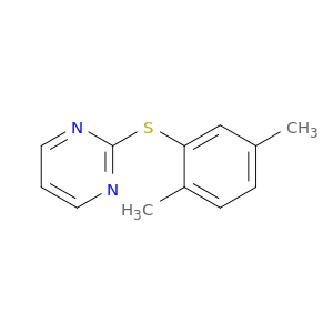 Pyrimidine, 2-[(2,5-dimethylphenyl)thio]-