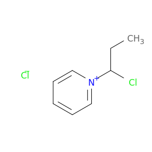 Pyridinium, 1-(1-chloropropyl)-, chloride