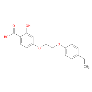 Benzoic acid, 4-[2-(4-ethylphenoxy)ethoxy]-2-hydroxy-